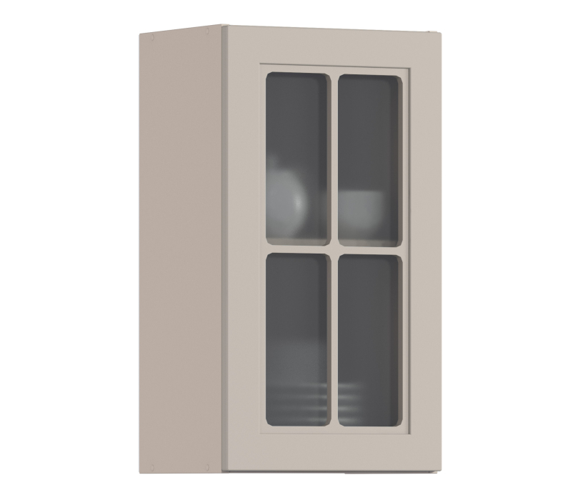 MODERN, MODERN шкаф навесной со стеклом 1 дв 40х72 см