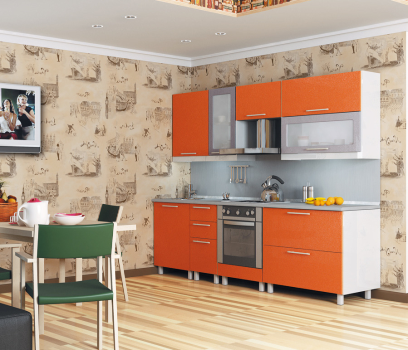 Кухонные гарнитуры, Анна Кухонный гарнитур Оранж