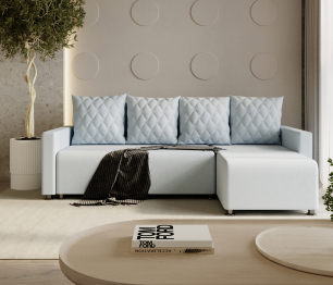 Угловой диван-кровать Челси, рогожка