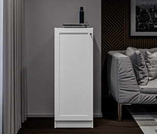 Стеллаж Твин СБ-3379 Белый