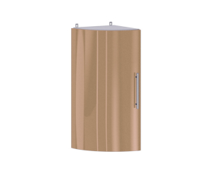 Анна АПТК-30 полка торцевая с гнутым фасадом 