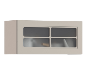 MODERN шкаф навесной со стеклом 1 дв 80х36 см