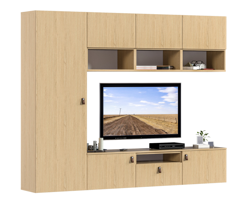 Стенки для гостиной, Гостиная (стенка) Тренд Дуб Винченца / ЛДСП Дуб Винченца