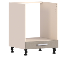 , Стол под духовку с ящиком Регина Песочный с фас. Дуб Сантана Светлый