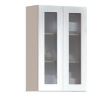 Роял, Роял шкаф навесной со стеклом 2 дв 60х93 см