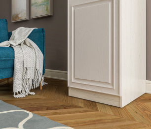 Шкаф 1 дверный Гранд / Ливерпуль СБ-3510 Дуб Приморский Белый/МДФ Классика Светлый