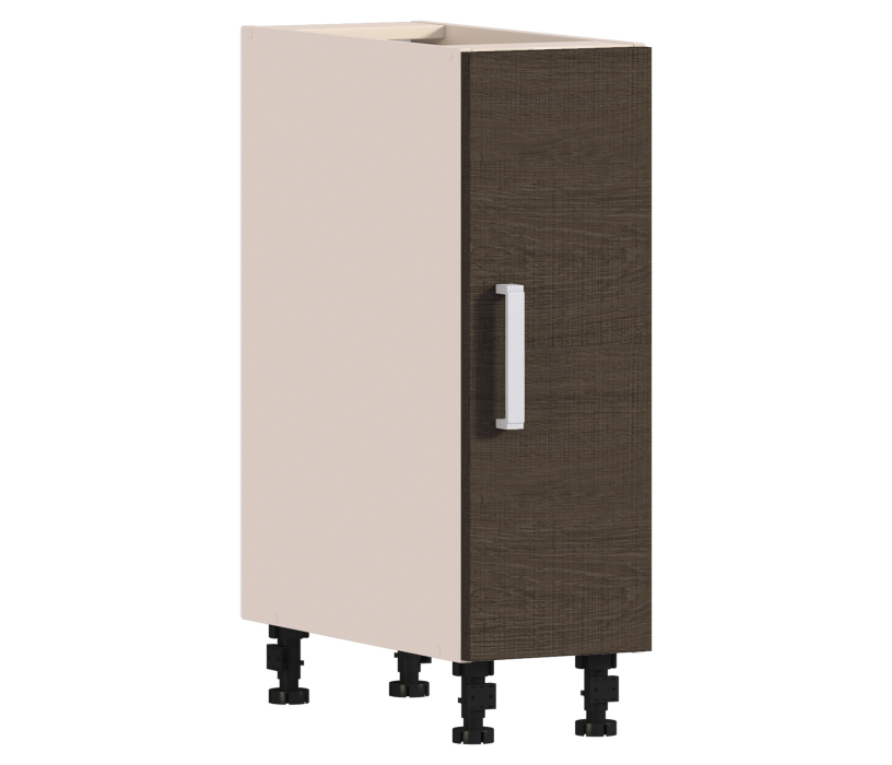 , Шкаф-стол Регина РС-25 Песочный/Дуб Сантана Темный