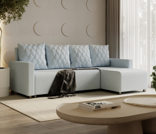 Угловой диван-кровать Челси, рогожка