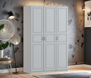 Шкаф трехдверный Макс 1500 мм, вариант №4 (ЛДСП/МДФ)