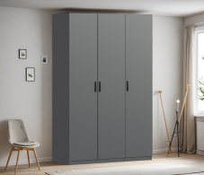 Для одежды, Шкаф трехдверный Макс 1500 мм, вариант №4 (ЛДСП)