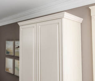 Карниз 1000*554 Гранд / Ливерпуль СБ-3536 МДФ Классика Светлый