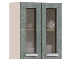 Регина, Регина шкаф навесной со стеклом 2 дв 60х72 см