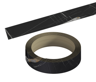 Кромка пласт 2435*44 с/к Черный Тунис 3074