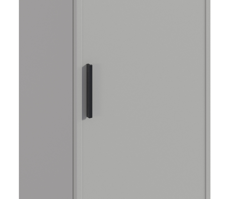 Шкафы пеналы, Шкаф-пенал Милан СБ-3255 Серый/МДФ Светло серый