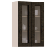 Регина, Регина шкаф навесной со стеклом 2 дв 60х93 см