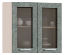 Регина, Регина шкаф навесной со стеклом 2 дв 80х72 см