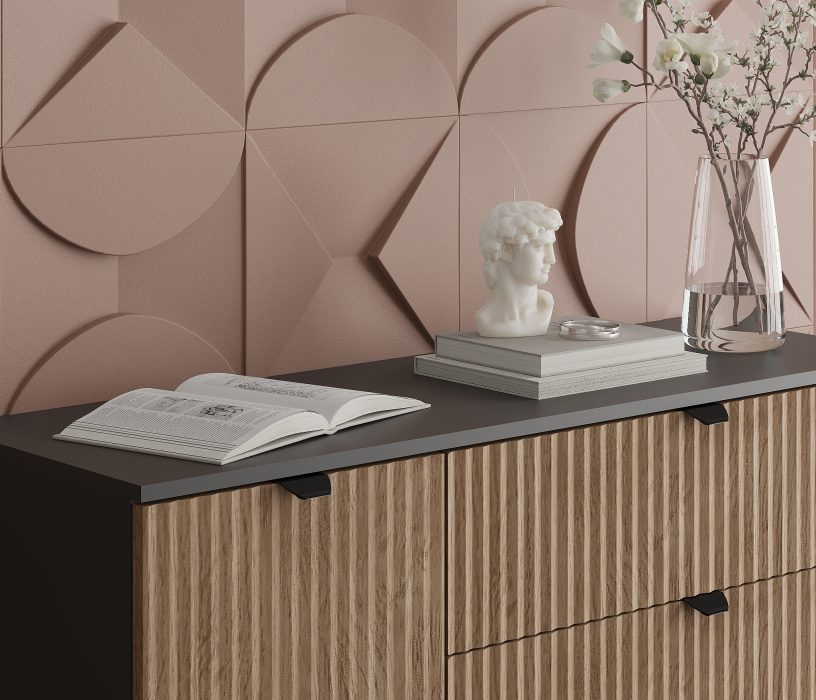 Комоды, Комод Тренд СБ-3446 3 ящика, 1 дверь