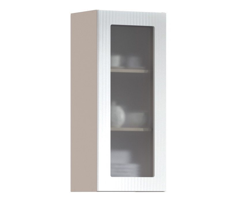 Роял, Роял шкаф навесной со стеклом 1 дв 40х93 см