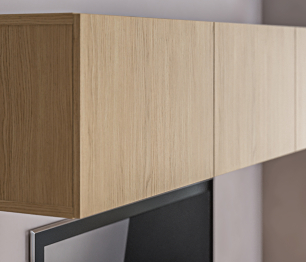 Гостиная (стенка) на ножках Тренд Дуб Винченца / ЛДСП Дуб Винченца