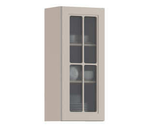 MODERN шкаф навесной со стеклом 1 дв 40х93 см