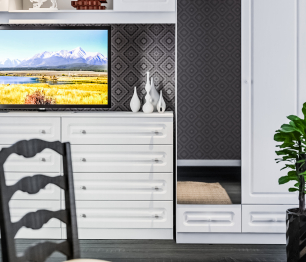 Амалия Комплект (шкафы,комоды,секция)