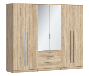 Николь СБ-2593/1 Шкаф 6-ти дверный