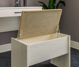 Пуф Гранд / Ливерпуль СБ-3529 Дуб Приморский Белый