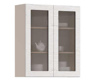 Регина шкаф навесной со стеклом 2 дв 80х93 см
