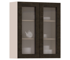 Регина, Регина шкаф навесной со стеклом 2 дв 80х93 см