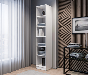 Стеллаж Твин СБ-3372 Белый