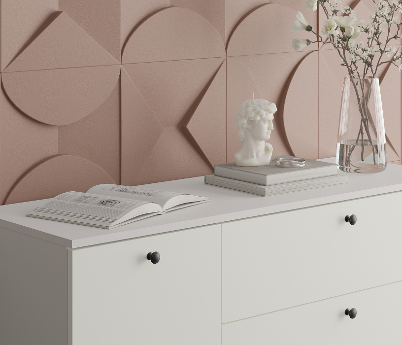 Комоды, Комод Тренд СБ-3446 3 ящика, 1 дверь