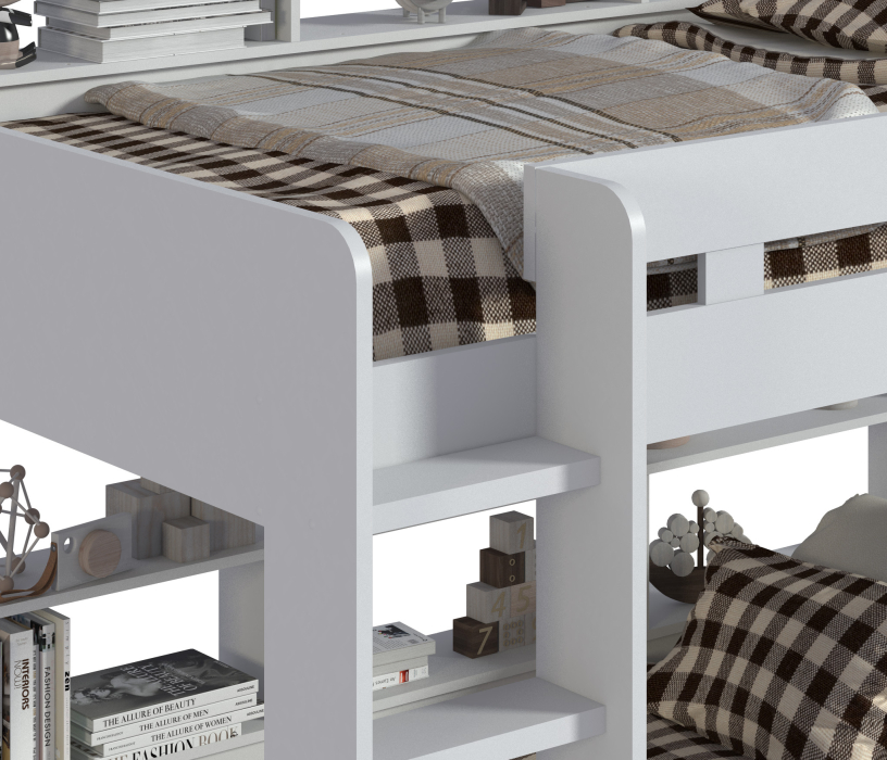 Кровати 90 см, Кровать Терра СБ-2965б с основанием и матрасом Бэби Классик 90х200