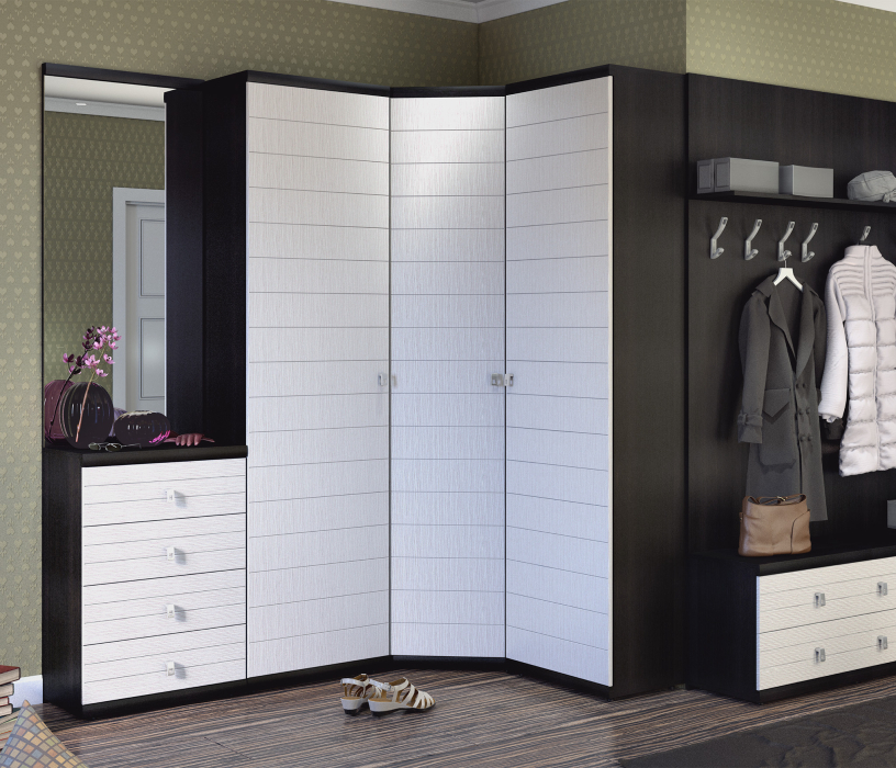 Шкафы, Шкаф угловой Гретта СБ-961