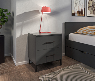 Тренд СБ-3459 Тумба Диамант серый/ЛДСП Лофт Диамант серый