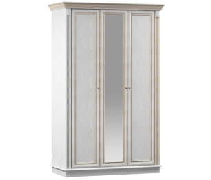 Шкаф 3-х дверный с зеркалом Версаль СБ-2318