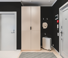 Для одежды, Шкаф 2-дверный 1м МАКС Джаз Кашемир