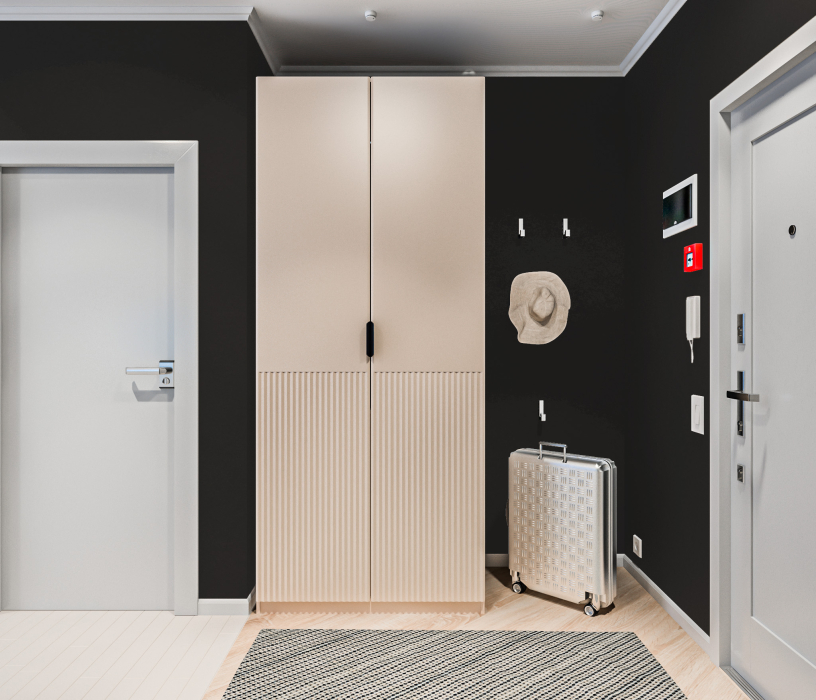 Для одежды, Шкаф 2-дверный 1м МАКС Джаз Кашемир