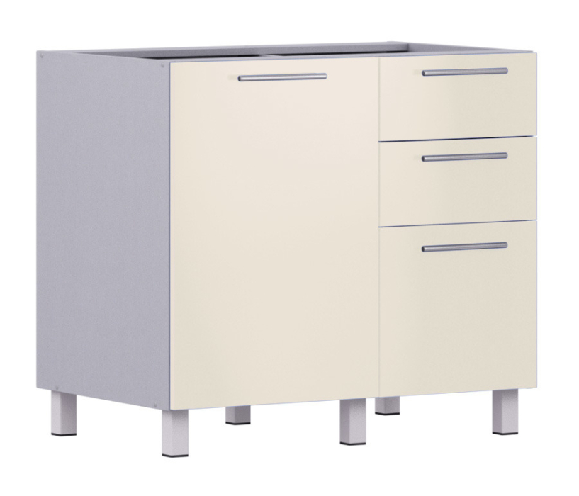 По категориям, Анна АС-90 стол с ящиками и фасадом