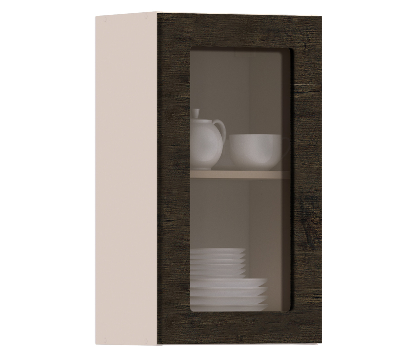 Регина, Регина шкаф навесной со стеклом 1 дв 40х72 см