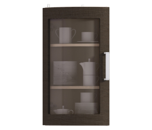 Полка торцевая с гнутой витриной Регина РПТК-30