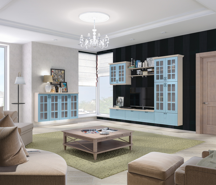 Стенки для гостиной, Регина набор для гостиной L-2800/1600