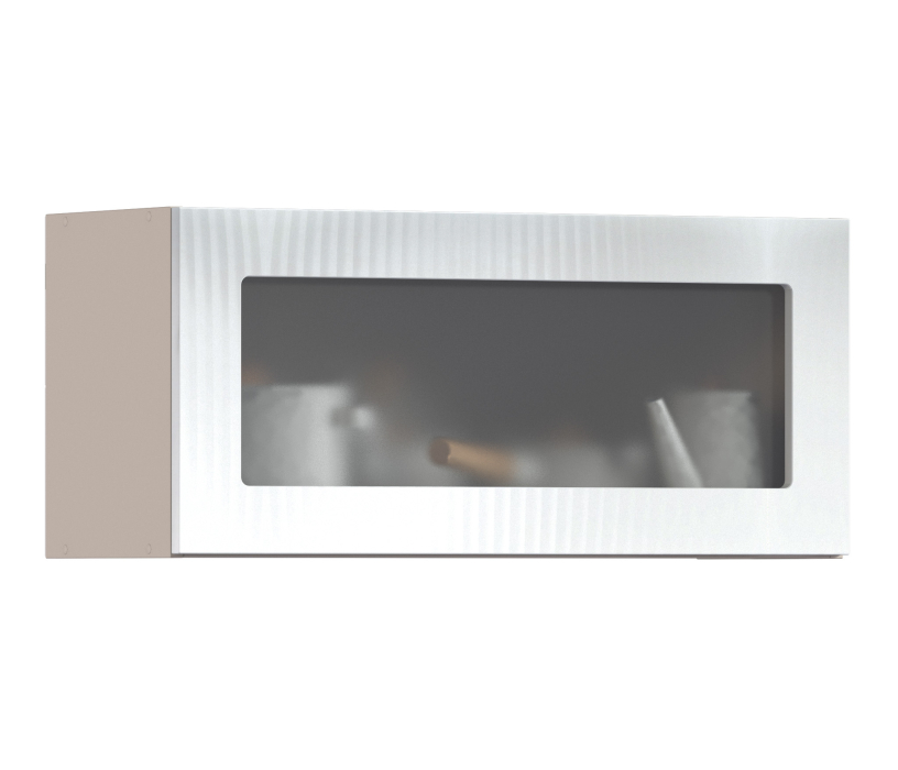 Роял, Роял шкаф навесной со стеклом 1 дв 80х36 см