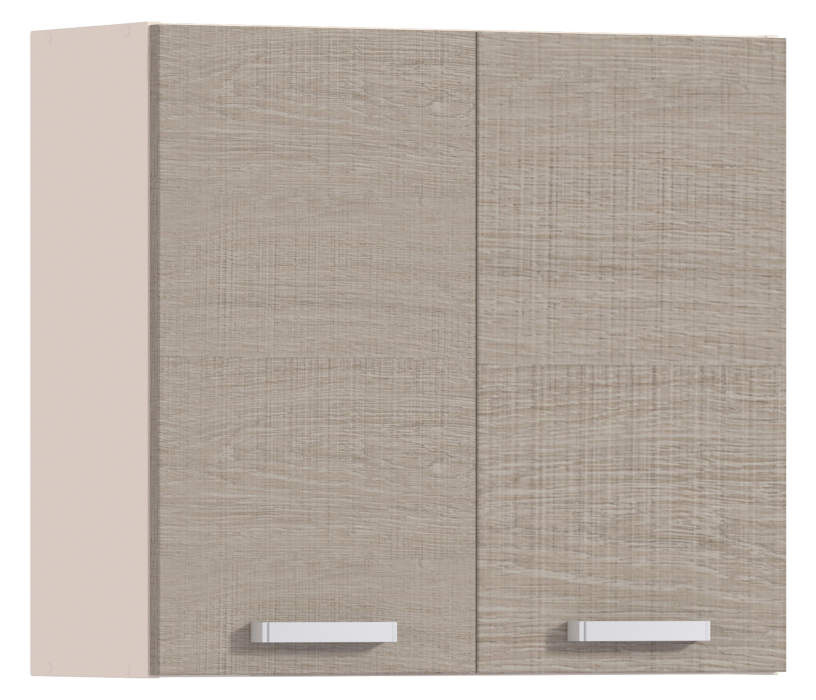 , Полка с 2-мя фасадами Регина Песочный Дуб Сантана Светлый  800