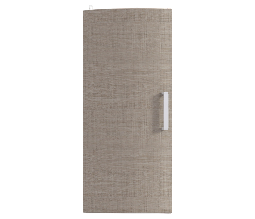 , Полка торцевая с гнутым фасадом Регина 926 Песочный Дуб Сантана Светлый