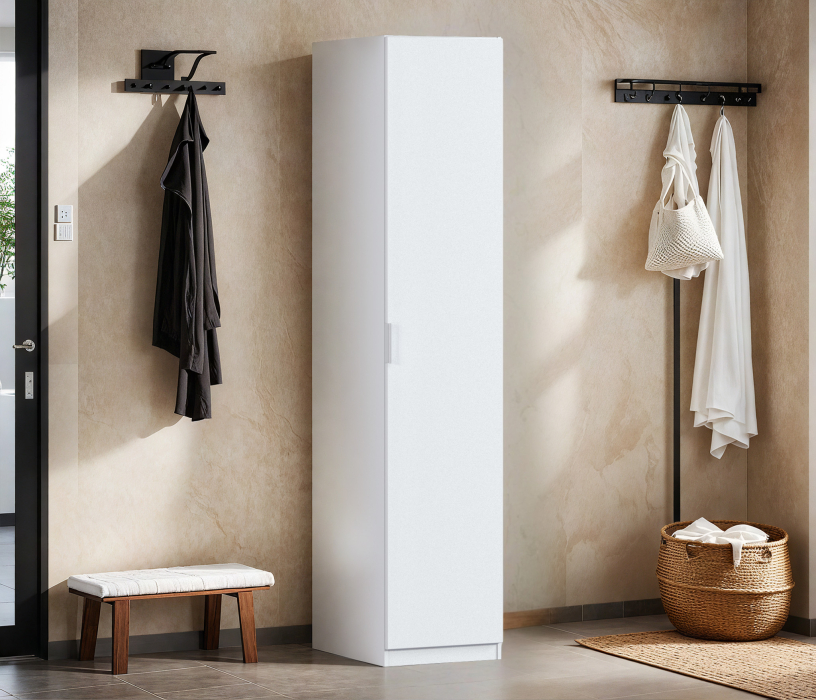 Для одежды, Шкаф однодверный Макс 500 мм, вариант №5 (ЛДСП/МДФ)