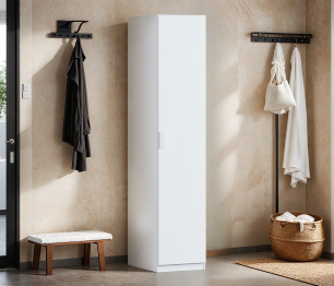 Шкаф однодверный Макс 500 мм, вариант №4 (ЛДСП/МДФ)