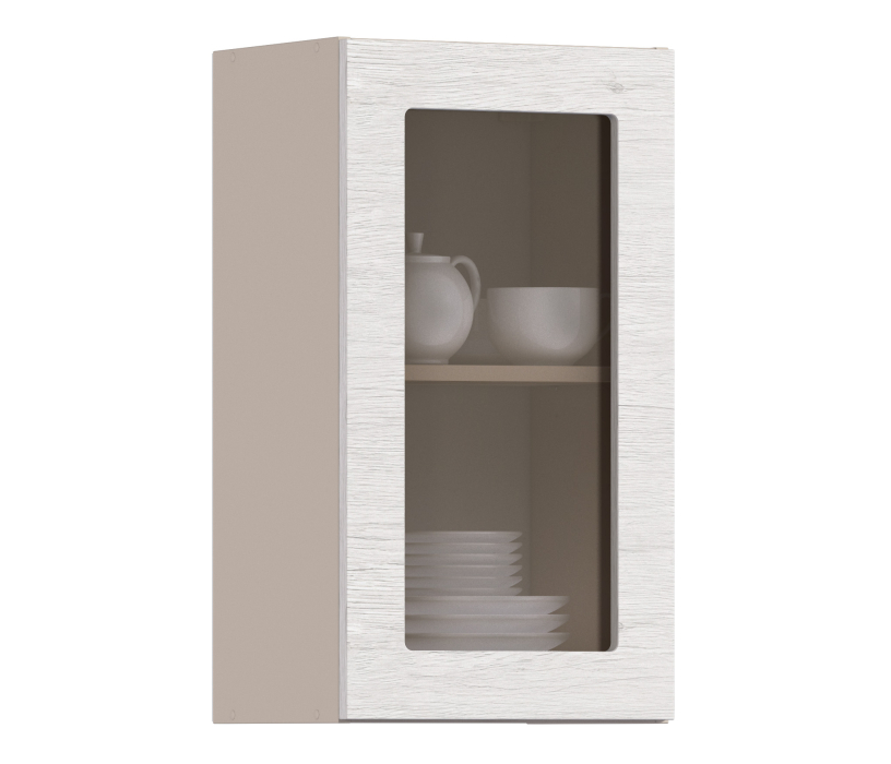 Регина, Регина шкаф навесной со стеклом 1 дв 40х72 см