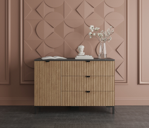 Комод Тренд СБ-3446 3 ящика, 1 дверь