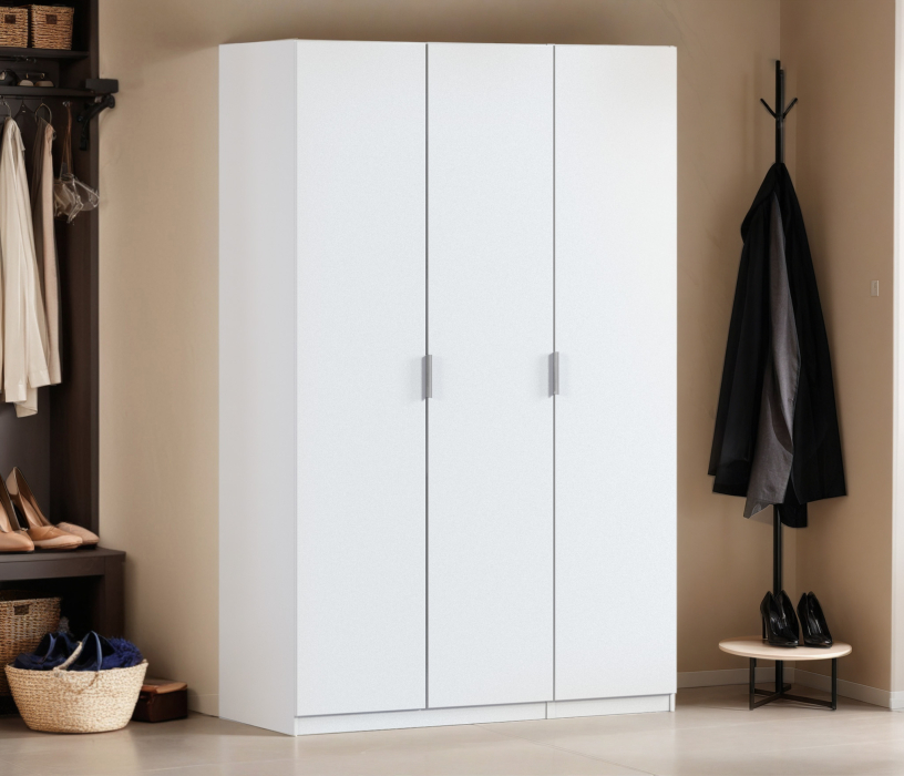 Для одежды, Шкаф трехдверный Макс 1500 мм, вариант №4 (ЛДСП/МДФ)