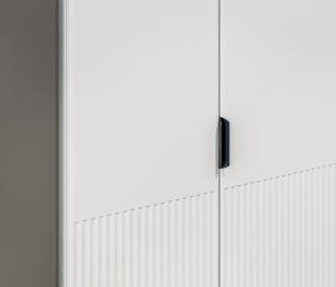 Шкаф 4-дверный 2м МАКС Джаз Белый